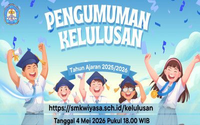 Pengumuman Kelulusan SMK Wiyasa Magelang Tahun Ajaran 2025/2026 Dilaksanakan Secara Online