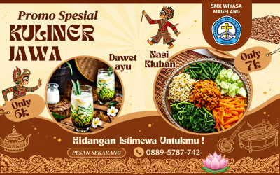 Kegiatan Kokurikuler SMK Wiyasa Magelang: Belajar Kewirausahaan Melalui Promo Kuliner Jawa