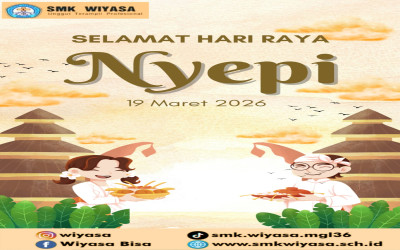 SMK Wiyasa Magelang Mengucapkan Selamat Hari Raya Nyepi 2026