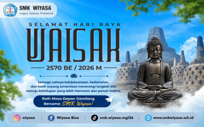 SMK Wiyasa Magelang Mengucapkan Selamat Hari Raya Waisak 2570 BE / 2026 M