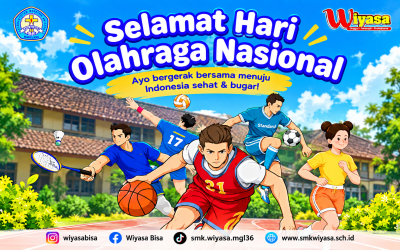 SMK Wiyasa Magelang Ucapkan Selamat Hari Olahraga Nasional 2026: Menuju Masyarakat Aktif dan Bugar