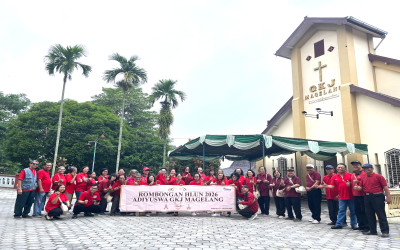 Rombongan HLUN 2026 Adiyuswa GKJ Magelang Berangkat Mengikuti Perjalanan Rohani dan Wisata Bersama Wiyasa Tour & Travel